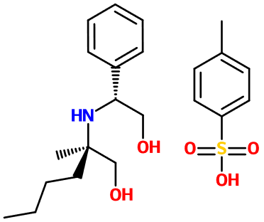 (image for) MC085023 (R)-2-(((R)-2-Hydroxy-1-phenylethyl)amino)-2-methylhexan-1-ol, TsOH